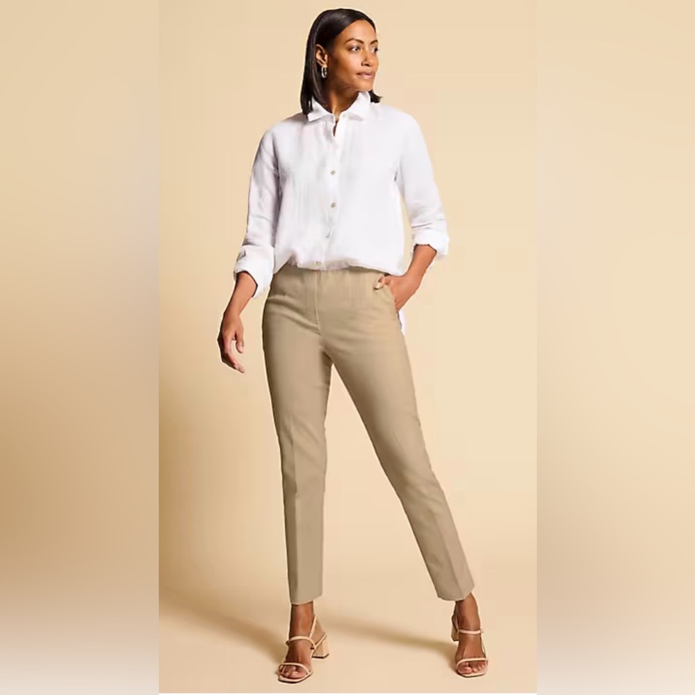 J. JILL || Versatile Stretch Straight Leg Tapered Pants. Sz. 10P